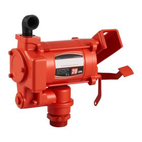 Fuel Transfer Pump 110V, 20 GPM 76 L/min, AC Electric Oil Transfer Pump, with Auto Shut-Off Fuel Nozzle & Discharge Hose, High Flow Kit for Gasol
