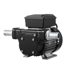 Fuel Transfer Pump 110V, 16 GPM 60 L/min, AC Electric Oil Transfer Pump for Diesel Kerosene Biodiesel, with Auto Fuel Nozzle & 2 Hoses