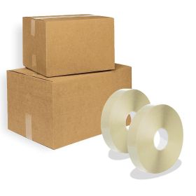 4 Pack 1.9 Mil - 3" x 1000' Clear Hotmelt Adhesive - Sealing Tape. Packing Rolls. for Packaging, Shipping Boxes